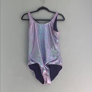 justice metallic Bathing suit